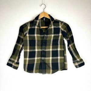Volcom Plaid Button Down Long Sleeve Shirt